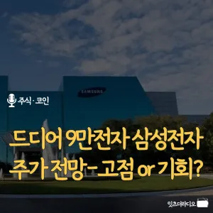 드디어 9만전자 삼성전자 주가 전망-고점 or 기회?