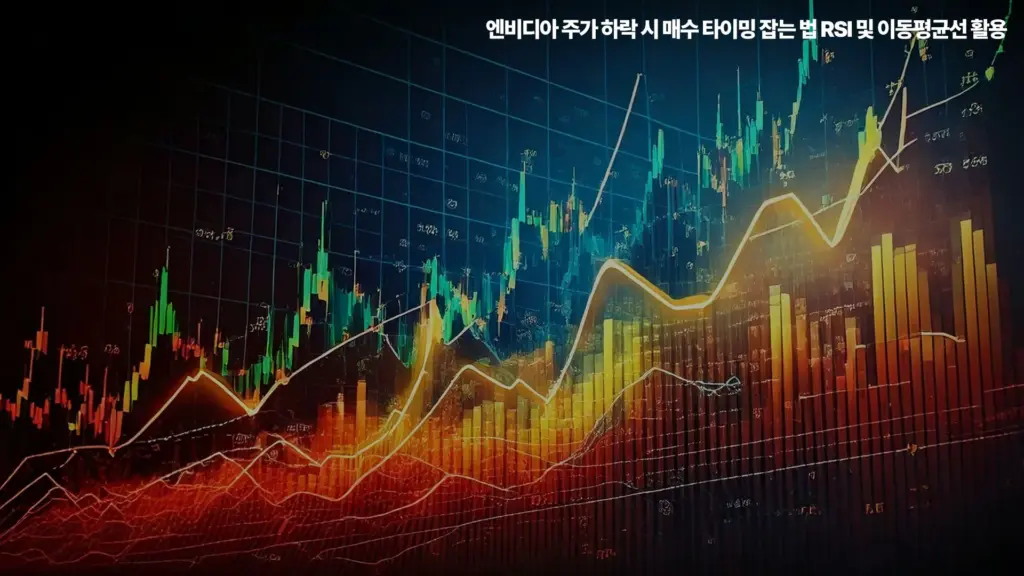 엔비디아 주가 하락 RSI 이동평균선