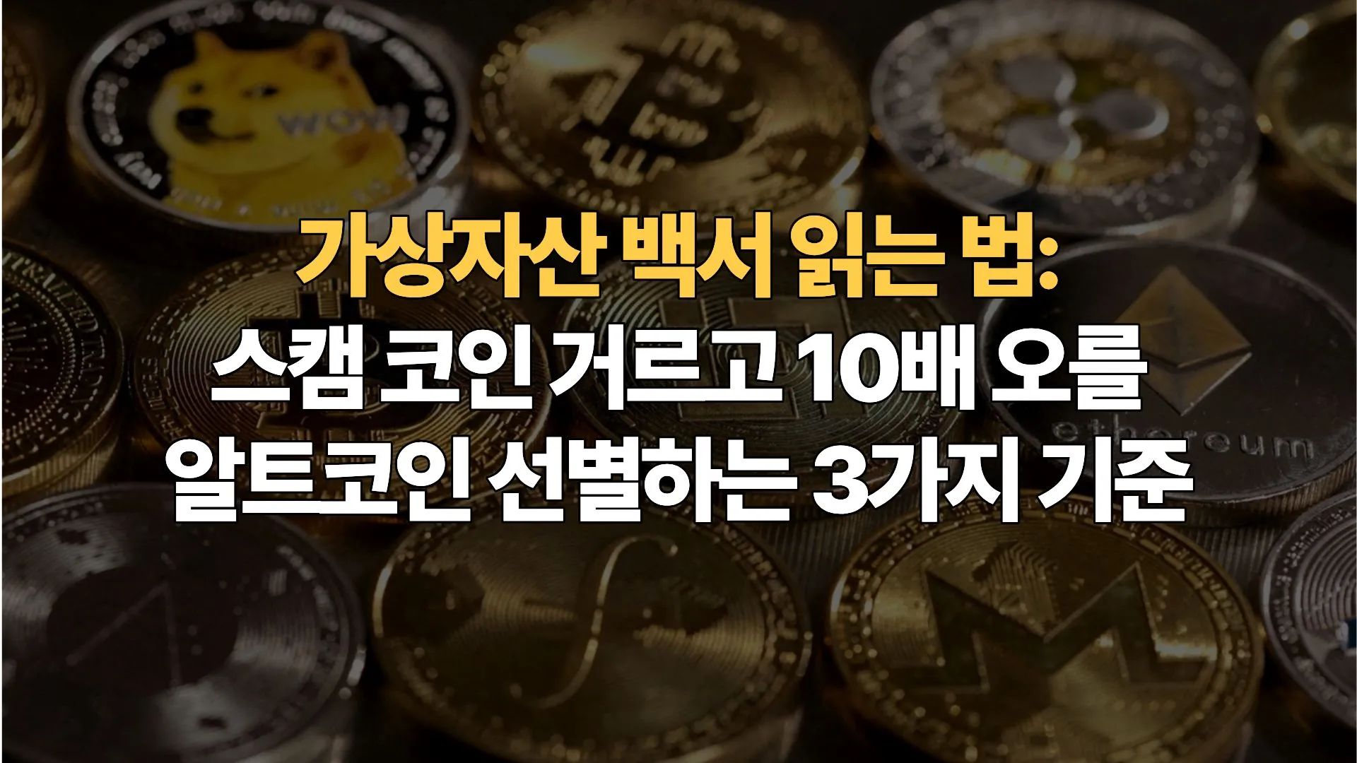 가상자산-백서-읽는-법-스캠-코인-거르고-10배-오를-알트코인-선별하는-3가지 기준