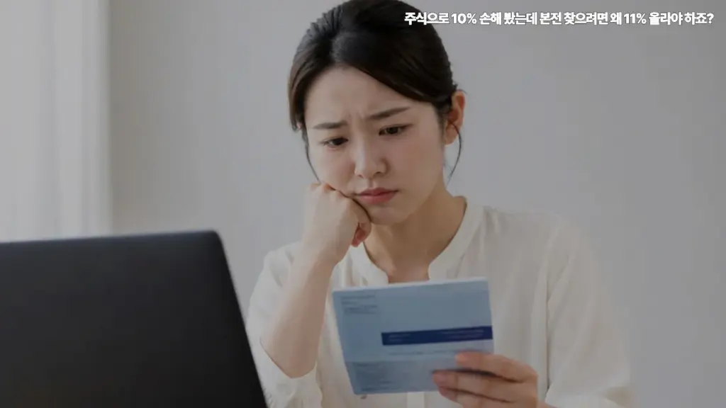 주식으로-10%-손해-봤는데-본전-찾으려면-11%-올라야-하죠
