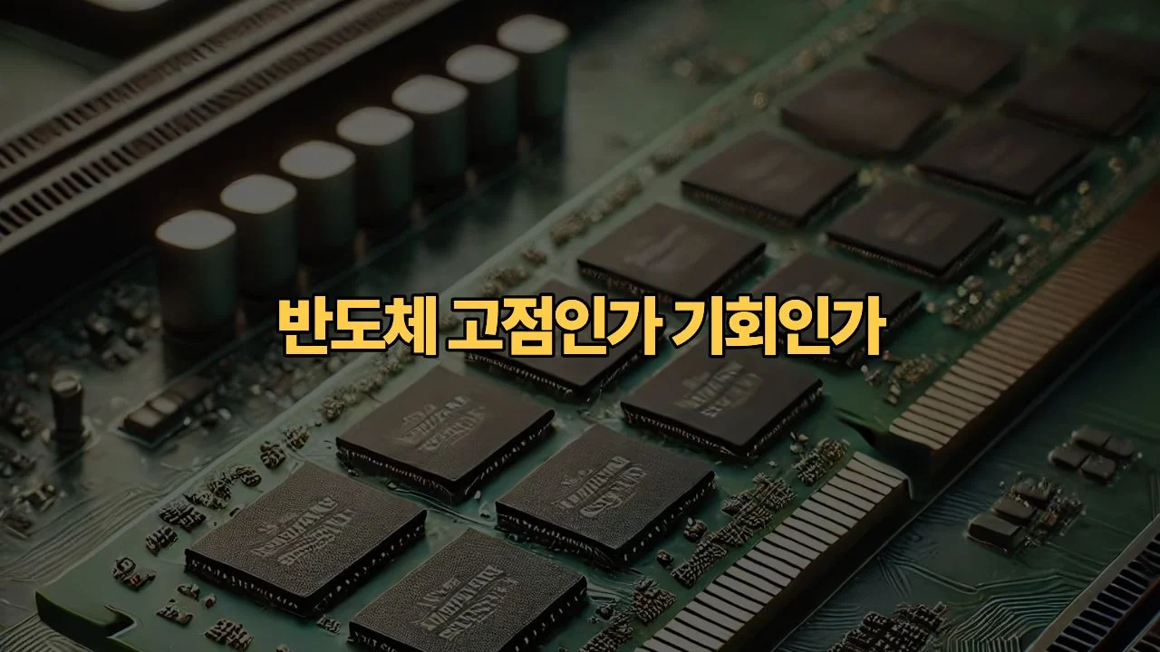 2026년 반도체 고점 신호일까? 엔비디아·삼전 들고 잠 못 자는 직장인의 생존 전략